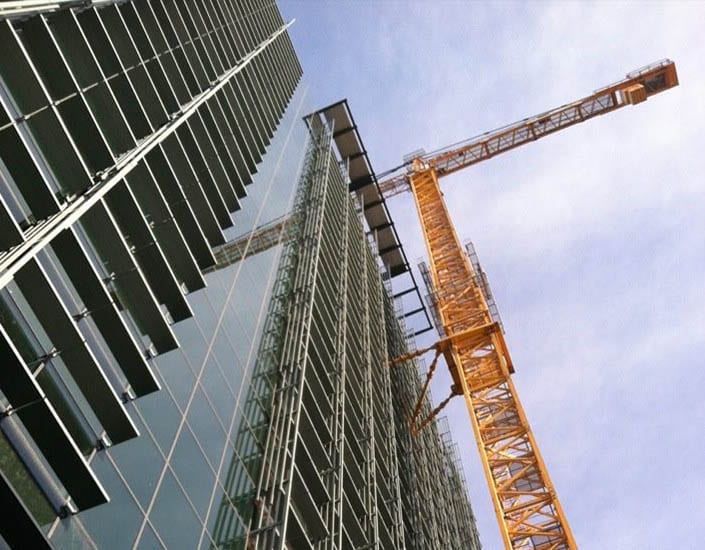 Crane over new construction